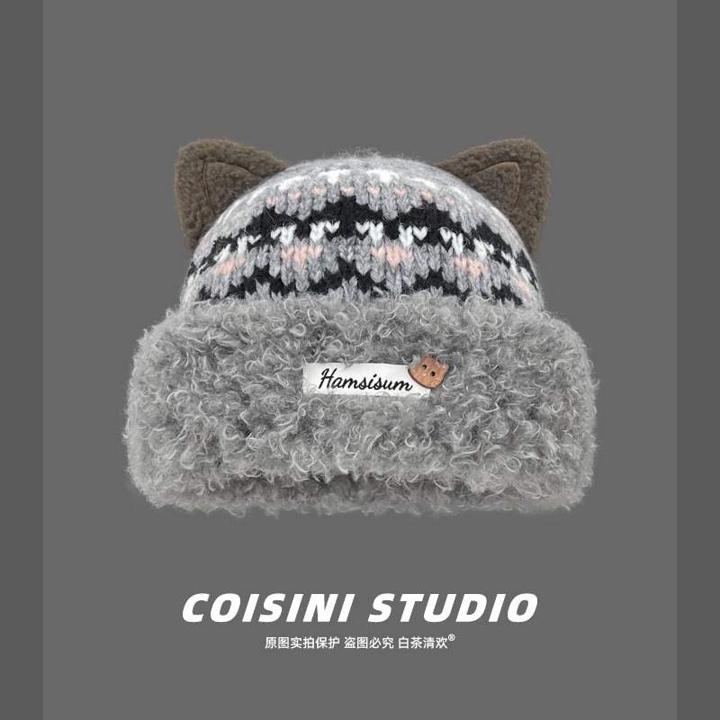 Women‘s Beanie Hat with Cute C - Beanie Cuffed Knit 评论和价格