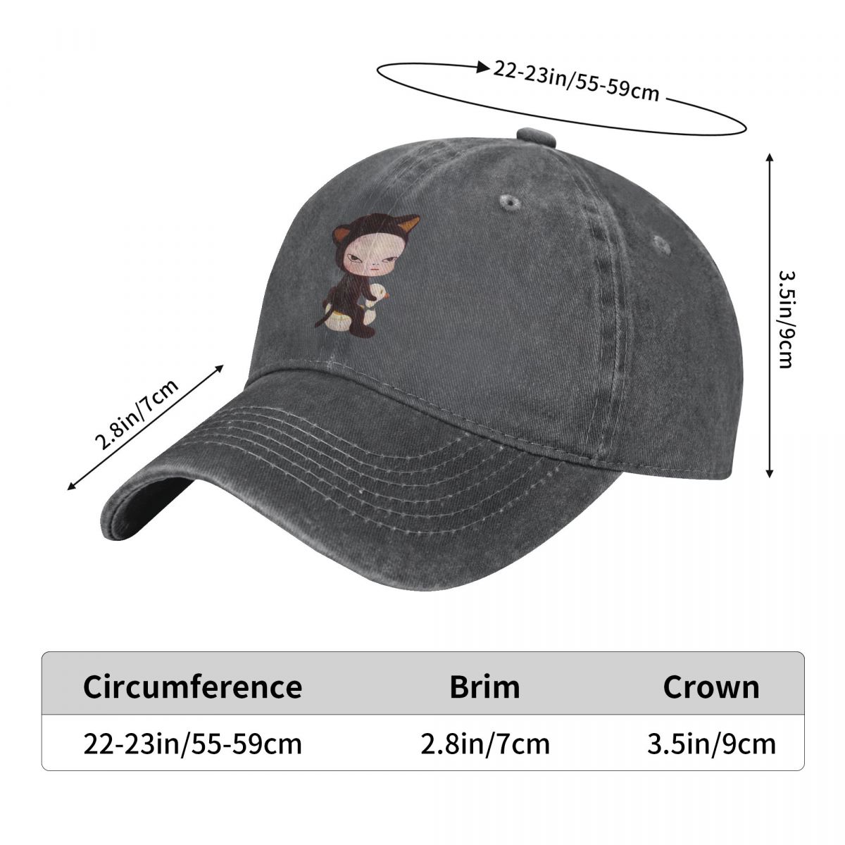 Washed Men's Baseball Cap CUTE - Golf Cap Dad 评论和价格