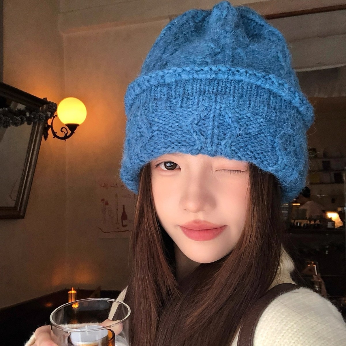 Cream Cable Knit Beanie Women  - Beanie Cuffed Knit 评论和价格